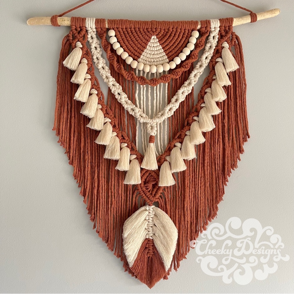 Boho macrame wall hanging
